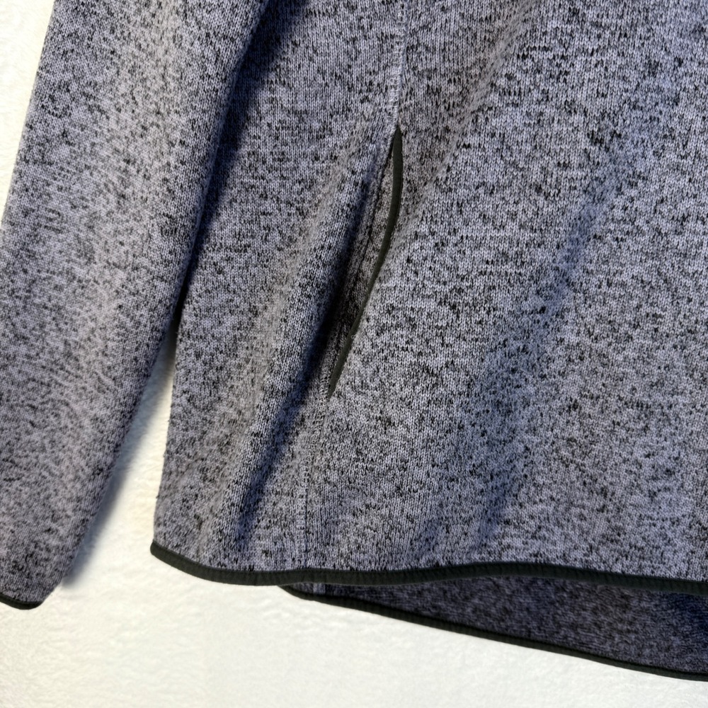 Eddie Bauer Women V Neck Pullover Fleece Sweatshirt Purple Lavender Size L - Picture 5 of 11